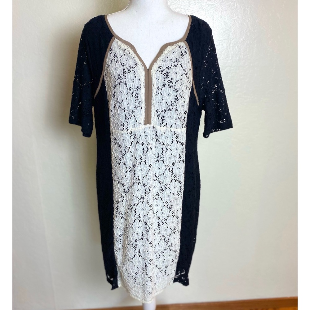 NWT Black and White Lace Dress